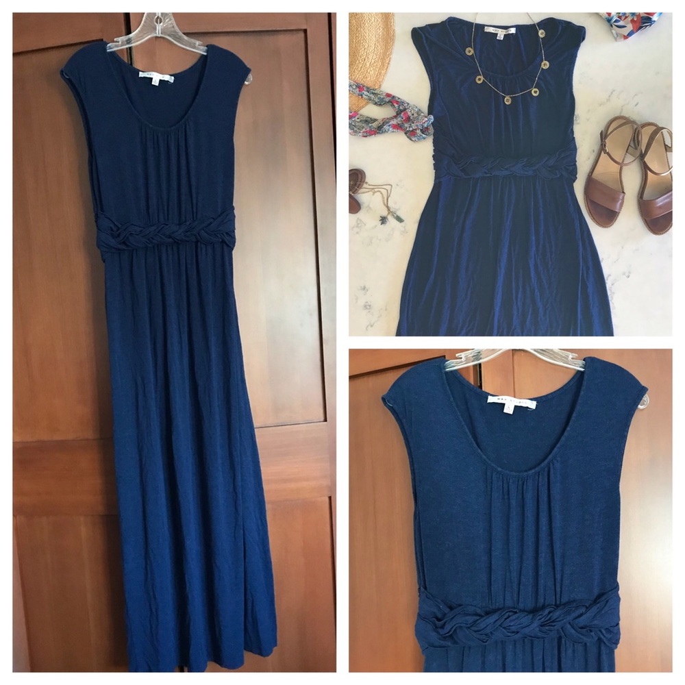 Max Studio Braided Waist Sleeveless Maxi L